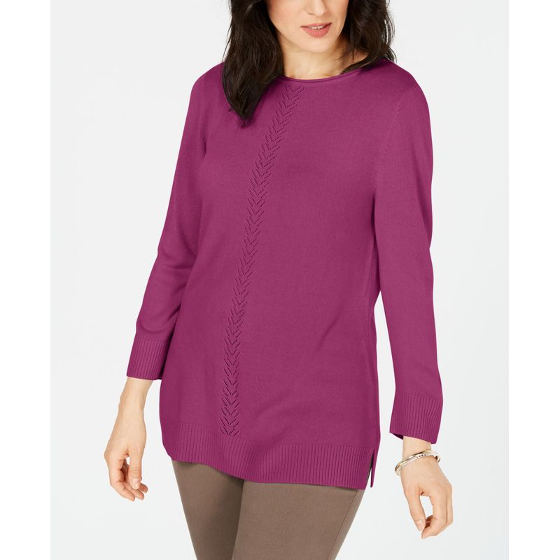 Karen Scott Petite Luxsoft Sweater